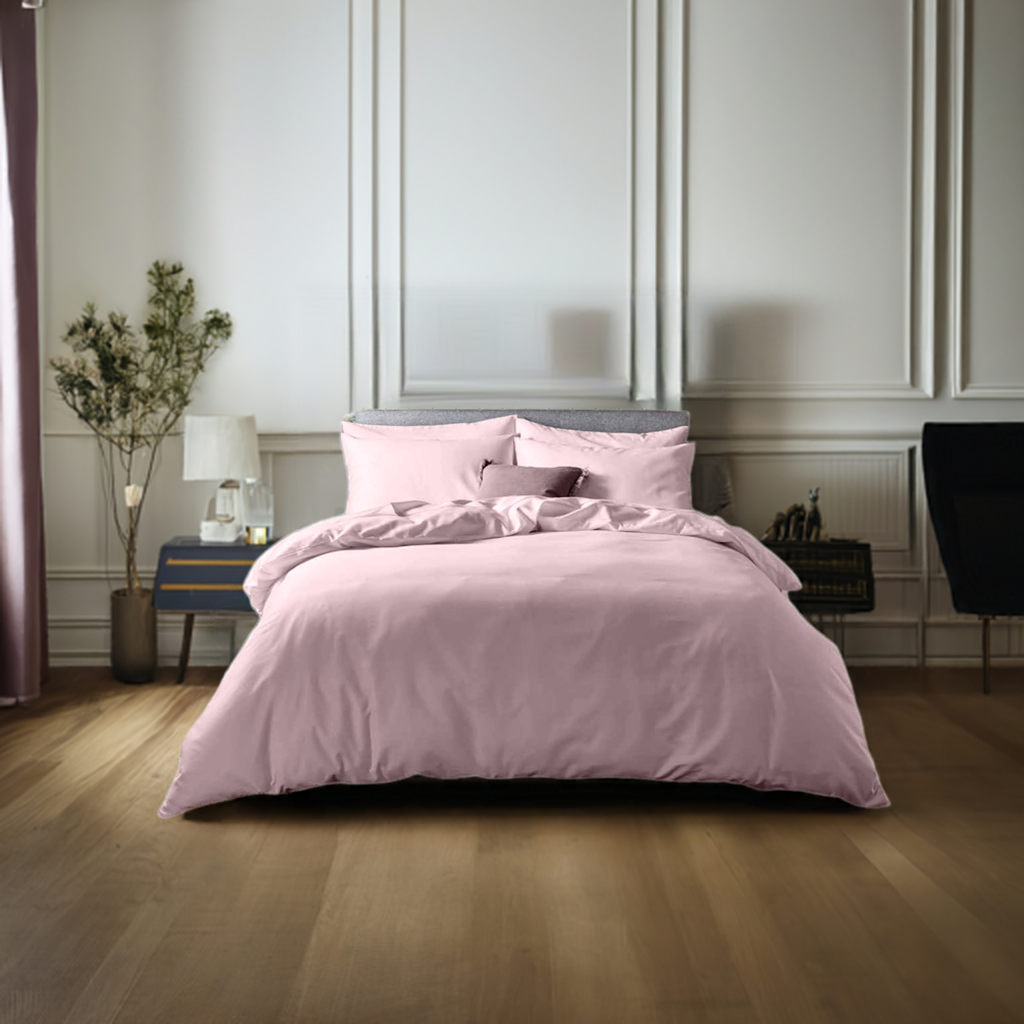 Cameo Rose Cotton Bedsheet Set 300 TC