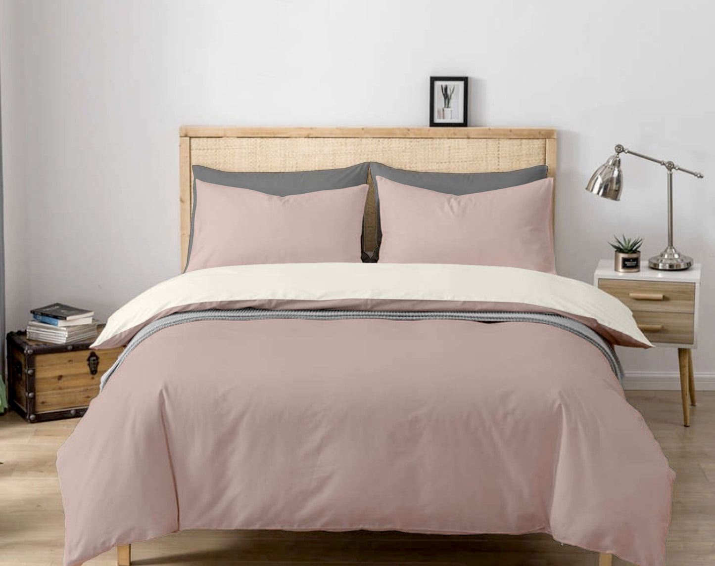 Cameo Rose Cotton Bedsheet Set 210 TC