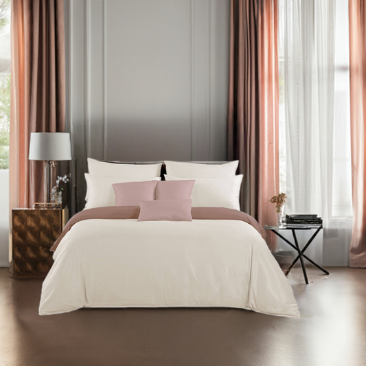 White Cotton Bedsheet Set 600 TC